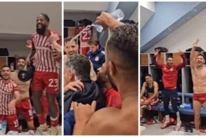 (ΒΙΝΤΕΟ) Τα... έσπασαν στ' αποδυτήρια!