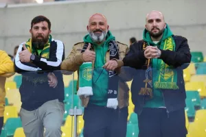 (Φωτορεπορτάζ) Ο κόσμος της ΑΕΚ στην "Αρένα"