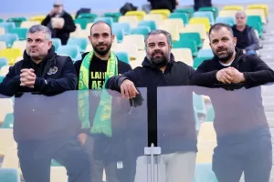 (Φωτορεπορτάζ) Ο κόσμος της ΑΕΚ στην "Αρένα"