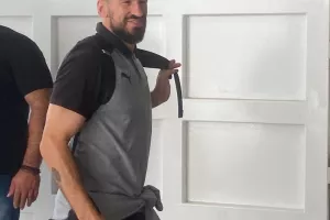 Η άφιξη της ΑΕΚ (Φώτος)