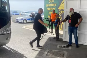 Η άφιξη της ΑΕΚ (Φώτος)