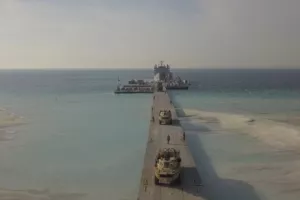 Γάζα: Αυτή είναι η πλωτή προβλήτα που κατασκευάζουν οι ΗΠΑ για την ανθρωπιστική βοήθεια