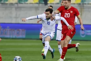 Κύπρος-Σερβία: Ήττα 1-0 με αρκετά καλή εμφάνιση στο Β' ημίχρονο (Φώτος)