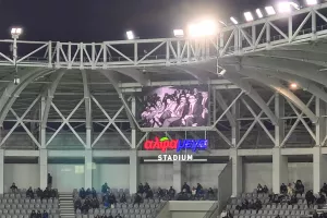 Βίντεο στη γιγαντοοθόνη και "70 χρόνια Θρύλος" (φώτος Kerkida)