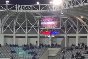 Βίντεο στη γιγαντοοθόνη και "70 χρόνια Θρύλος" (φώτος Kerkida)