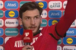 Κβαρατσχέλια: "Καλή ομάδα η Ελλάδα, ήμασταν 60.000 εναντίον 11"