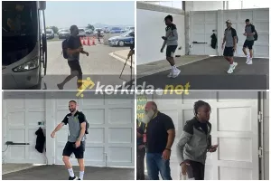 Η άφιξη της ΑΕΚ (Φώτος)