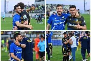 Διπλό και... αγκαλιές! (Φώτος)