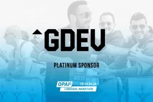 Η GDEV «τρέχει» στον ΟΠΑΠ Μαραθώνιο Λεμεσού για καλό σκοπό