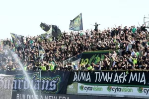 (Φωτορεπορτάζ) Οι ΑΕΚτζήδες στην "ΑΡΕΝΑ"