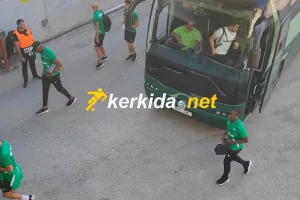 Η άφιξη της Ομόνοιας στο ΓΣΠ (φώτος kerkida)