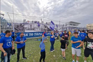 Η ιστορία των "περιστεριών" στόλισε το Κοινοτικό (φώτος)