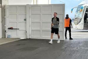 Η άφιξη της ΑΕΚ (Φώτος)