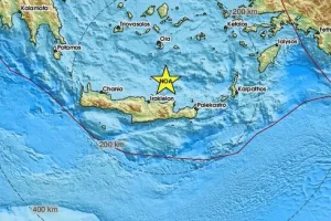 Σεισμός βόρεια της Κρήτης - Αισθητός σε αρκετές περιοχές