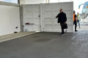 Η άφιξη της ΑΕΚ (Φώτος)