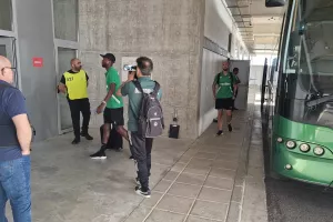 Η άφιξη της Ομόνοιας στην Αρένα (φώτος kerkida)