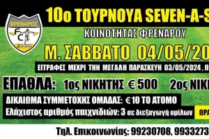 Οι όροι για το Τουρνουά Seven-Side
