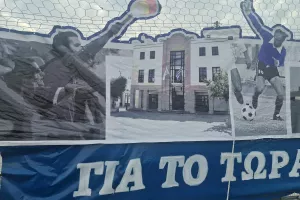 Η ιστορία των "περιστεριών" στόλισε το Κοινοτικό (φώτος)