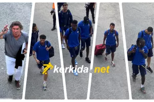 Η άφιξη του ΑΠΟΕΛ (Φώτος kerkida)