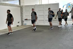 Η άφιξη της ΑΕΚ (Φώτος)