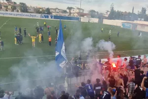 Ομόνοια Αραδίππου-Ολυμπιακός: Αγκαλιά με την άνοδο με γκολ του Ποντικού στο 90+1!
