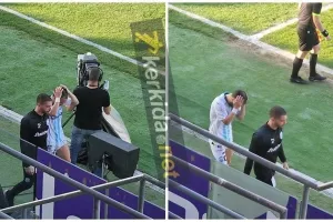Αναγκαστική αλλαγή ο Βαλμπουενά- Βουρκωμένος στον πάγκο (φώτος)