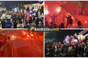 (ΒΙΝΤΕΟ Kerkida/φώτος) Υποδοχή ηρώων στην Αραδίππου!