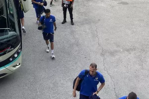 Η άφιξη του ΑΠΟΕΛ (Φώτος kerkida)