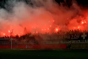 Οι ΑΕΚτζήδες στην Αρένα (φωτορεπορτάζ)