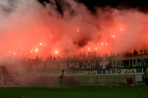 Οι ΑΕΚτζήδες στην Αρένα (φωτορεπορτάζ)