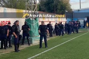 Ισχυρή αστυνομική δύναμη