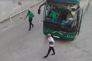 Η άφιξη της Ομόνοιας στο ΓΣΠ (Φώτος kerkida)