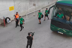 Η άφιξη της Ομόνοιας στο ΓΣΠ (Φώτος kerkida)