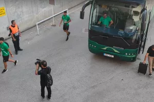 Η άφιξη της Ομόνοιας στο ΓΣΠ (Φώτος kerkida)