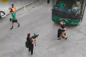 Η άφιξη της Ομόνοιας στο ΓΣΠ (Φώτος kerkida)