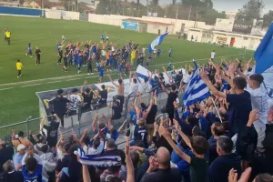 Ομόνοια Αραδίππου-Ολυμπιακός: Αγκαλιά με την άνοδο με γκολ του Ποντικού στο 90+1!