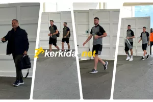 Η άφιξη της ΑΕΚ (Φώτος)