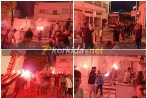 Μεγάλες στιγμές στην Αραδίππου/Αποθέωση στην πλατεία (Φώτος/Βίντεο Kerkida)