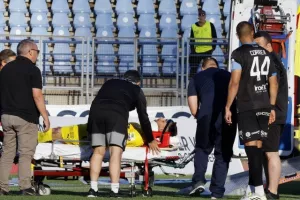 Τραυματισμός και… με ασθενοφόρο στο νοσοκομείο ο Κεραυνός (φώτος/βίντεο)