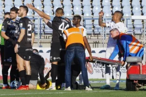 Τραυματισμός και… με ασθενοφόρο στο νοσοκομείο ο Κεραυνός (φώτος/βίντεο)