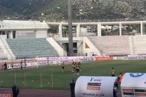 Προπόνηση στο Πανθεσσαλικό για τους παίκτες του Άρη