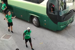 Η άφιξη της Ομόνοιας στο ΓΣΠ (Φώτος kerkida)