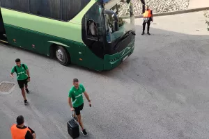 Η άφιξη της Ομόνοιας στο ΓΣΠ (Φώτος kerkida)