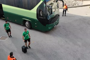 Η άφιξη της Ομόνοιας στο ΓΣΠ (Φώτος kerkida)