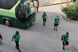 Η άφιξη της Ομόνοιας στο ΓΣΠ (Φώτος kerkida)
