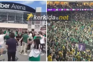 ΒΙΝΤΕΟ CB-kerkida/Η καυτή ατμόσφαιρα από οπαδούς του ΠΑΟ εντός και εκτός γηπέδου!
