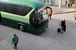 Η άφιξη της Ομόνοιας στο ΓΣΠ (Φώτος kerkida)