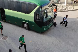 Η άφιξη της Ομόνοιας στο ΓΣΠ (Φώτος kerkida)
