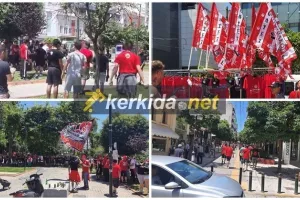 (ΒΙΝΤΕΟ/φώτος Kerkida) Άρχισε το pre-game στον Πειραιά!