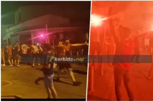 (Βίντεο Kerkida) Πήρε «φωτιά» το Παραλίμνι 